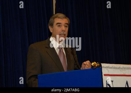 Büro des Sekretärs (Carlos Gutierrez) - Nationale Vereinigung der Großhändler Händler Stockfoto