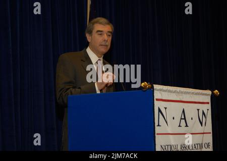 Büro des Sekretärs (Carlos Gutierrez) - Nationale Vereinigung der Großhändler Händler Stockfoto