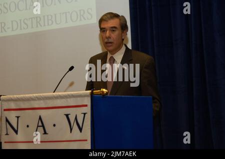 Büro des Sekretärs (Carlos Gutierrez) - Nationale Vereinigung der Großhändler Händler Stockfoto