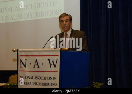Büro des Sekretärs (Carlos Gutierrez) - Nationale Vereinigung der Großhändler Händler Stockfoto
