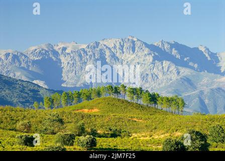 Eine wunderschöne Landschaft der Berge von Gredos in Zentralspanien Stockfoto