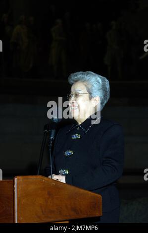 Büro des Sekretärs (Carlos Gutierrez) - Gemeinsame Sitzung der Kommission für Handel und Handel mit kleinen Gruppen Stockfoto