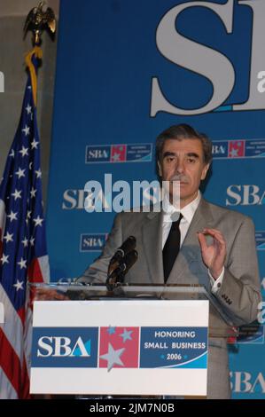 Büro des Sekretärs (Carlos Gutierrez) - Small Business Administration National Small Business Week Lunch Stockfoto