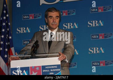 Büro des Sekretärs (Carlos Gutierrez) - Small Business Administration National Small Business Week Lunch Stockfoto