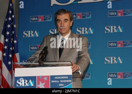 Büro des Sekretärs (Carlos Gutierrez) - Small Business Administration National Small Business Week Lunch Stockfoto