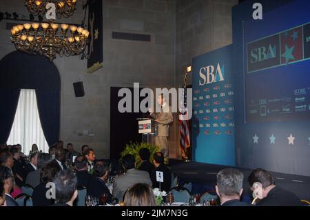 Büro des Sekretärs (Carlos Gutierrez) - Small Business Administration National Small Business Week Lunch Stockfoto