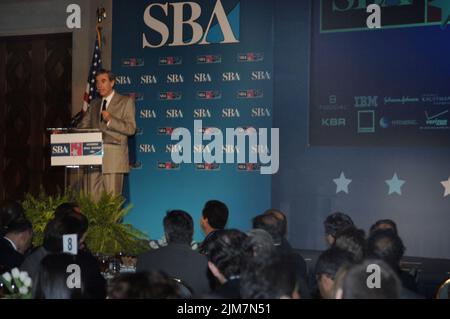 Büro des Sekretärs (Carlos Gutierrez) - Small Business Administration National Small Business Week Lunch Stockfoto