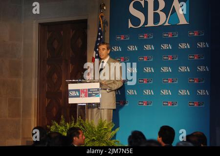 Büro des Sekretärs (Carlos Gutierrez) - Small Business Administration National Small Business Week Lunch Stockfoto