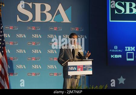 Büro des Sekretärs (Carlos Gutierrez) - Small Business Administration National Small Business Week Lunch Stockfoto