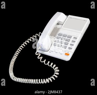 Weiße Telefon Stockfoto