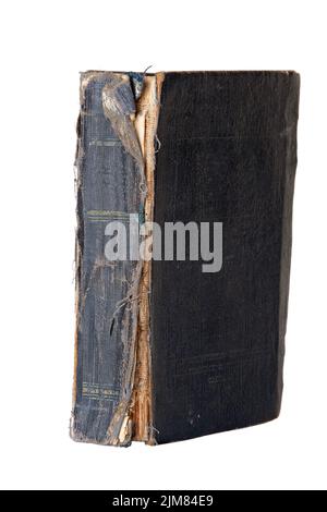 Altes Buch, vertikal Stockfoto