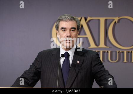 Büro des Sekretärs (Carlos Gutierrez) - Cato-Ansprache Stockfoto
