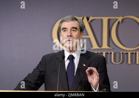 Büro des Sekretärs (Carlos Gutierrez) - Cato-Ansprache Stockfoto