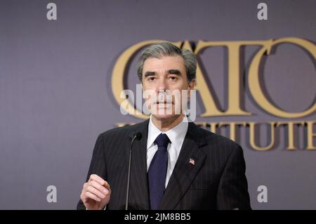 Büro des Sekretärs (Carlos Gutierrez) - Cato-Ansprache Stockfoto