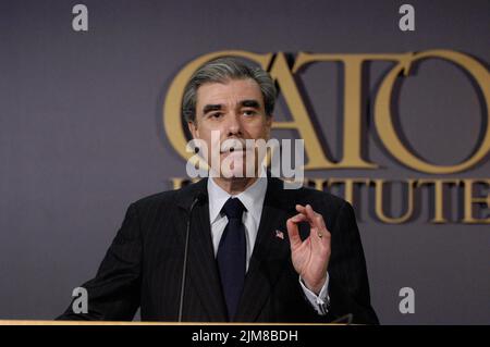 Büro des Sekretärs (Carlos Gutierrez) - Cato-Ansprache Stockfoto