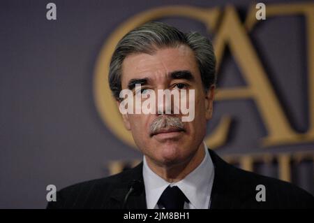 Büro des Sekretärs (Carlos Gutierrez) - Cato-Ansprache Stockfoto