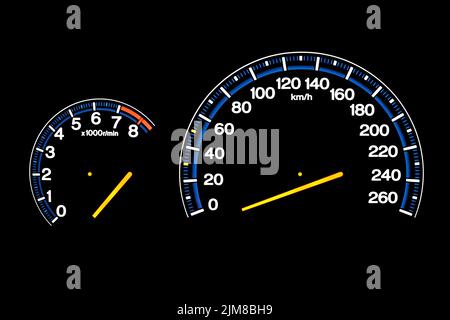 Tachometer Stockfoto