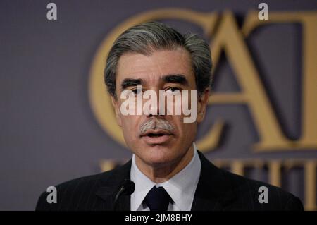 Büro des Sekretärs (Carlos Gutierrez) - Cato-Ansprache Stockfoto