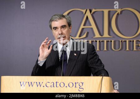Büro des Sekretärs (Carlos Gutierrez) - Cato-Ansprache Stockfoto