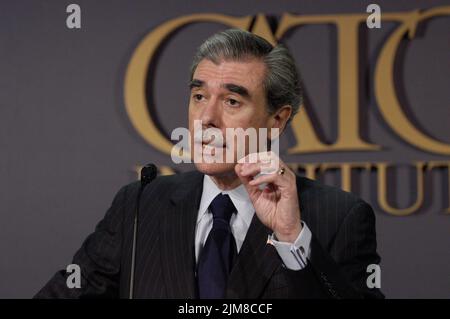 Büro des Sekretärs (Carlos Gutierrez) - Cato-Ansprache Stockfoto