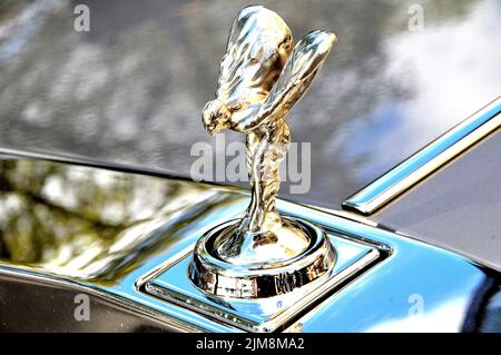 Rolls Royce Auto Maskottchen Stockfoto