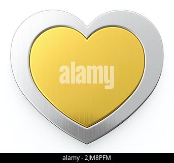 Zwei Herzen Stockfoto