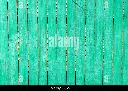 Green Barn Holz Wandbeplankung Textur. Verblasste Holzplatte Aus Naturholz, Nahaufnahme Stockfoto