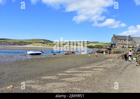 Newport Boat Club, The Parrog, Newport, Pembrokeshire, Wales Stockfoto