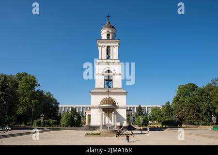 Moldawien, Chisinau, die Geburtskathedrale Christi ist die Hauptkathedrale der russisch-orthodoxen Kirche in der Innenstadt Stockfoto