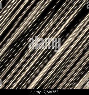 Diagonal Striped Glowing Lines Neonstreifen mit hellen, farbenfrohen, abstrakten Bewegungs- und Geschwindigkeitslinien auf schwarzem Hintergrund für Tapeten Stockfoto