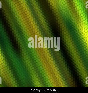 Abstrakt quadratisch bunte Palette Backstein Wand Textur Hintergrund mit geometrischen dekorative Illustration von Offset Quads Raster Muster generative Kunst Stockfoto