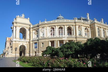 Das Odessa National Academic Theatre of Opera and Ballet Stockfoto