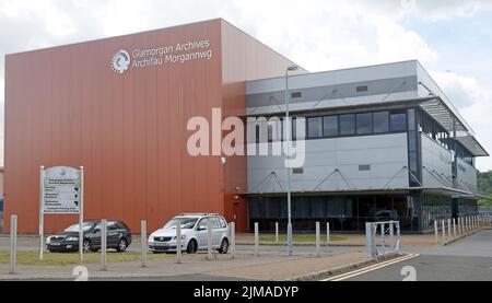 Glamorgan Archives, Leckwith Retail Park, Cardiff Stockfoto