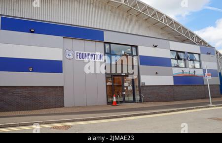 Cardiff City FC Foundation Community Facility. Jugendtraining. Stockfoto