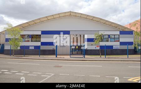 Cardiff City FC Foundation Community Facility. Jugendtraining. Stockfoto