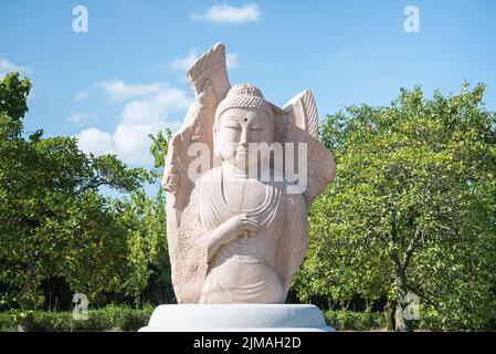 Gyeongju, Südkorea - 18. August 2016: Buddha-Statue in Südkorea Gyeongju Stockfoto