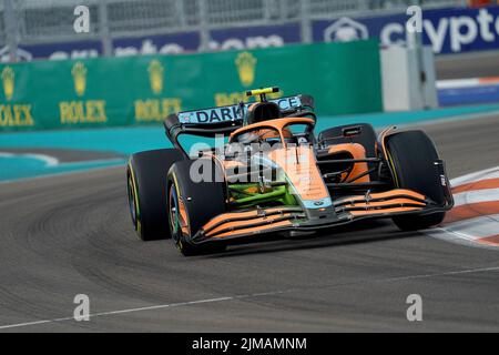 07.05.2022, Miami International Autodrome, Miami, FORMEL 1 CRYPTO.COM MIAMI GRAND PRIX, im Bild Lando Norris (GBR), McLaren F1 Team Stockfoto