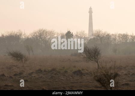 Abstraktes Foto des Leuchtturms der Insel Ameland Stockfoto