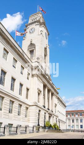 Barnsley Town Hall Barnsley South Yorkshire oder das Experience Barnsley Museum and Discovery Center Barnsley Yorkshire England GB Stockfoto