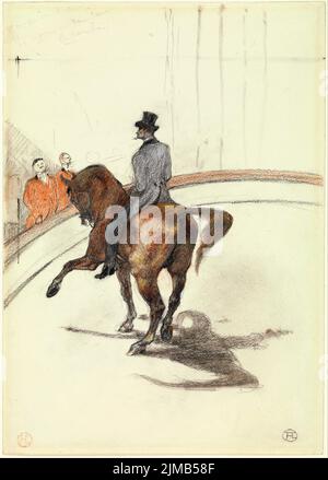 Im Circus: Der spanische Spaziergang (Au Cirque: Le Pas espagnol). Henri de Toulouse-Lautrec. 1899 Stockfoto