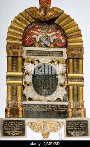 Denkmal für Edmund Stubbs Doktor der Göttlichkeit Stockfoto