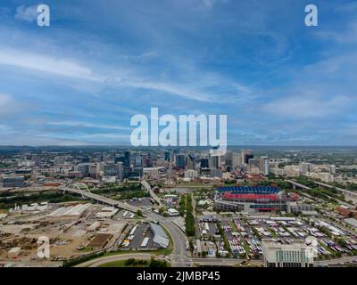 Nashville, TN, USA. 5.. August 2022. Die Straßen von Nashville ist Gastgeber der INDYCAR-SERIE für den Big Machine Music City Grand Prix in Nashville, TN, USA. (Bild: © Walter G. Arce Sr./ZUMA Press Wire) Stockfoto