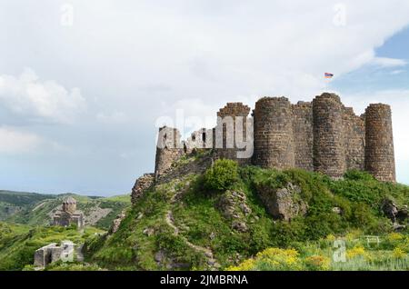 Amberd Festungsruinen in Armenien Stockfoto