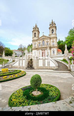 Heiligtum von Bom Jesus Braga Stockfoto