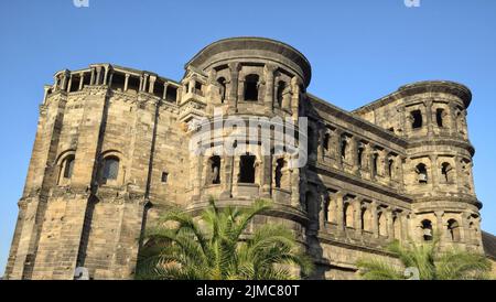 Trier - Römisches Stadttor, Porta Nigra, Deutschland Stockfoto