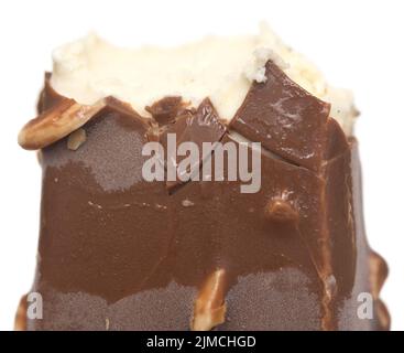 Eis gebissen Stockfoto