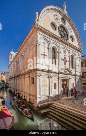 Kirche Santa Maria dei Miracoli, Venedig, Venetien, Adria, Norditalien, Italien Stockfoto
