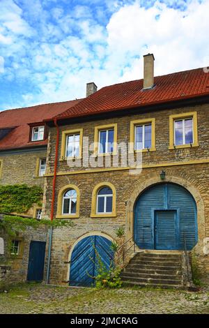 Sulzfeld am Main eine fränkische Idylle. Sulzfeld am Main, Kitzingen, Unterfranken, Bayern, Deutschland Stockfoto