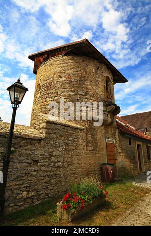 Sulzfeld am Main eine fränkische Idylle. Sulzfeld am Main, Kitzingen, Unterfranken, Bayern, Deutschland Stockfoto