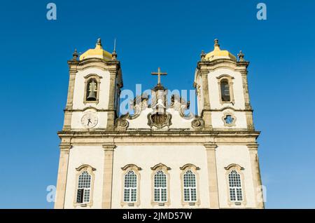 Schöne Basilika des Herrn der Bonfim in Salvador Brasilien Stockfoto